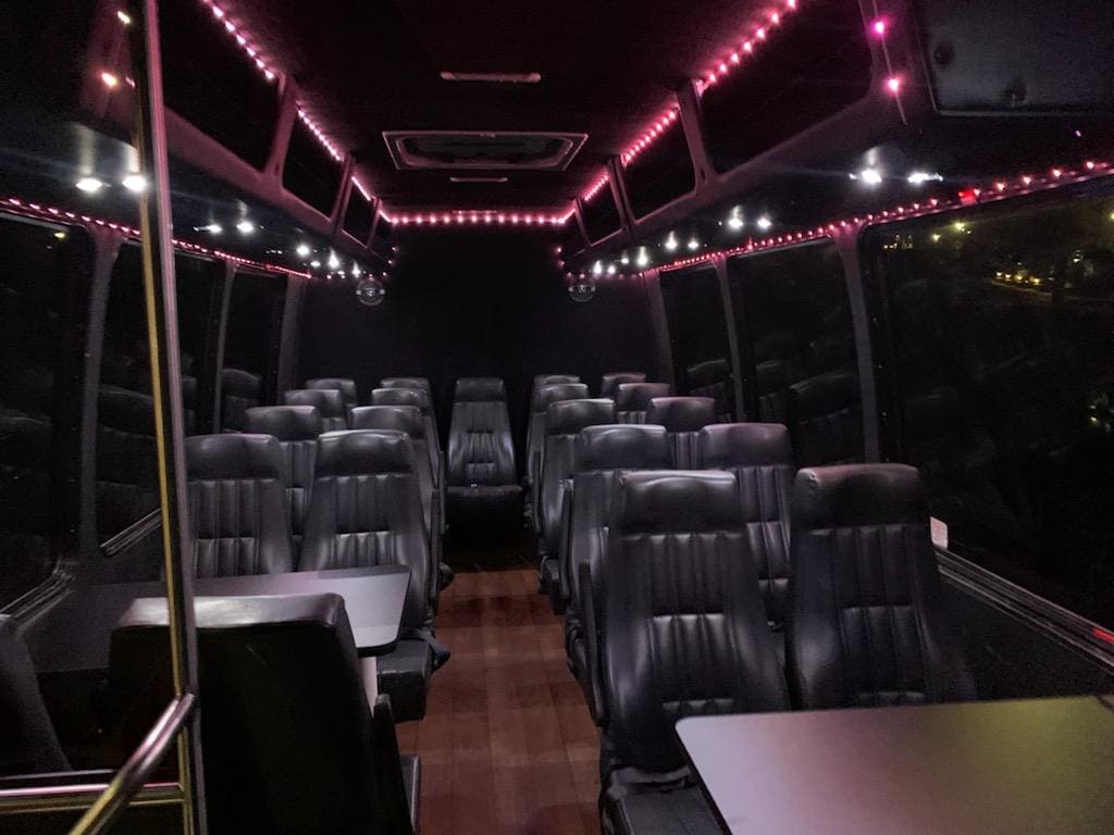 Shuttle Bus Rental Interior Long Island NY & NYC